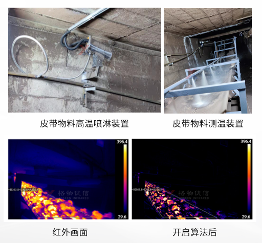 皮帶測溫及高溫噴淋檢測系統(tǒng)